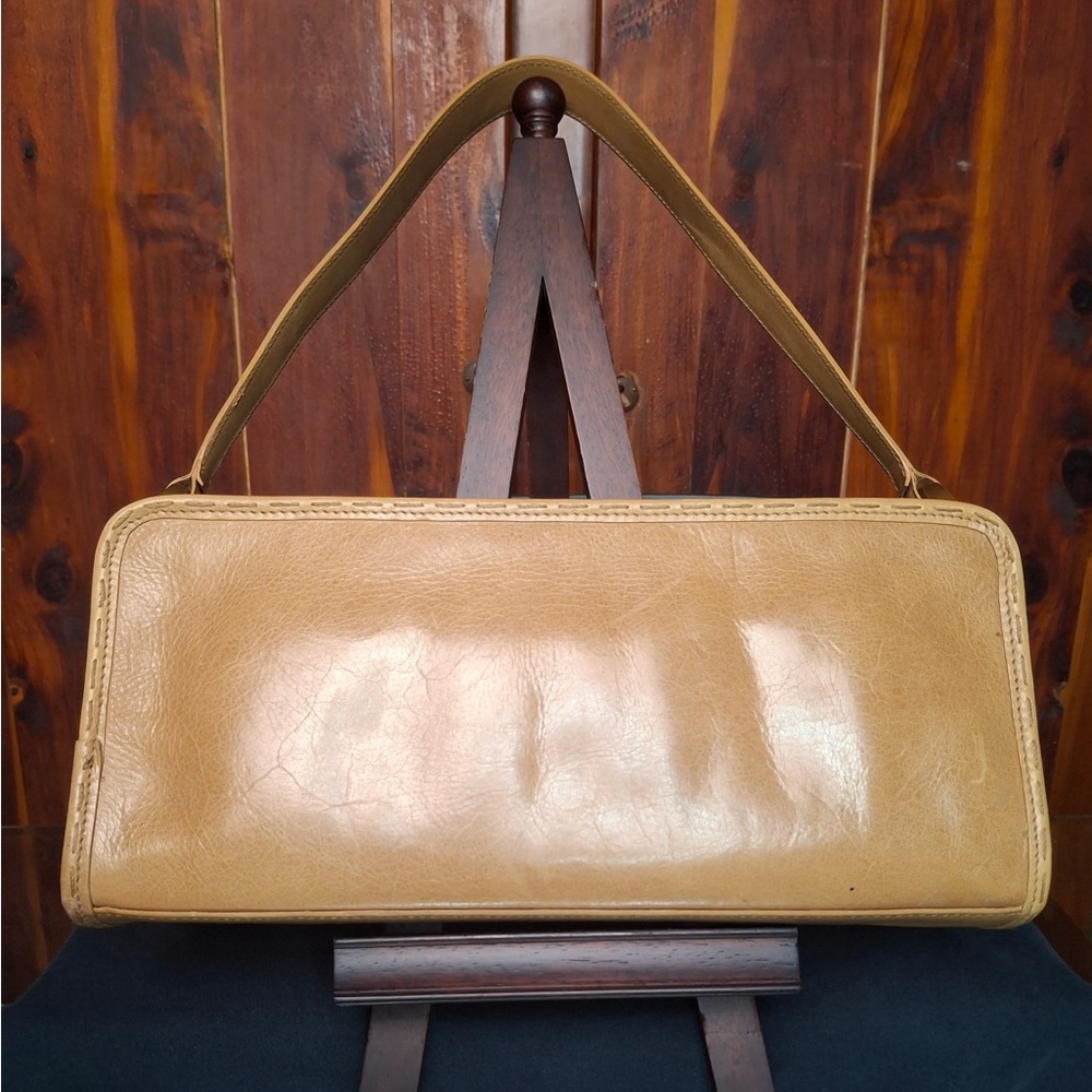 Cole Haan Tan Leather Women's Shoulder Bag Vintage - Picture 2 of 16